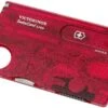 Victorinox SwissCard Lite Rojo Transparente 0.7300.T -Knives And Tools Comercio VT0 7300 T 01 victorinox