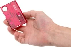 Victorinox SwissCard Lite Rojo Transparente 0.7300.T -Knives And Tools Comercio VT0 7300 T 05 victorinox