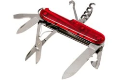 Victorinox Climber Rojo Transparente 1.3703.T Navaja Suiza -Knives And Tools Comercio VT1 3703 T 02 victorinox vt1 3703 t 02