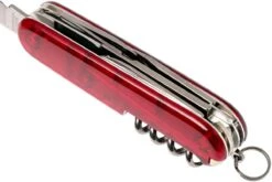 Victorinox Climber Rojo Transparente 1.3703.T Navaja Suiza -Knives And Tools Comercio VT1 3703 T 04 victorinox vt1 3703 t 04