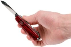 Victorinox Climber Rojo Transparente 1.3703.T Navaja Suiza -Knives And Tools Comercio VT1 3703 T 06 victorinox vt1 3703 t 06