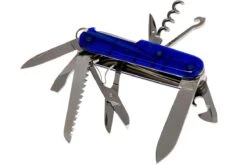 Victorinox Huntsman Azul Transparente 1.3713.T2 Navaja Suiza -Knives And Tools Comercio VT1 3713 T2 02 victorinox vt1 3713 t2 02