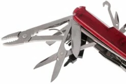 Victorinox CyberTool M Rojo Transparente 1.7725.T Navaja Suiza -Knives And Tools Comercio VT1 7725 T 04 victorinox cybertool 34 rood vt1 7725 t d4