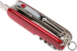 Victorinox Huntsman Lite Rojo Transparente 1.7915.T Navaja Suiza -Knives And Tools Comercio VT1 7915 T 04 victorinox vt1 7915 t 04