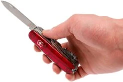 Victorinox Huntsman Lite Rojo Transparente 1.7915.T Navaja Suiza -Knives And Tools Comercio VT1 7915 T 07 victorinox vt1 7915 t 07