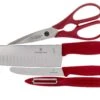 Victorinox SwissClassic 6.7131.4G 4-piezas Juego De Cuchillos De Cocina, Rojo -Knives And Tools Comercio VT6 7131 4G 01 victorinox