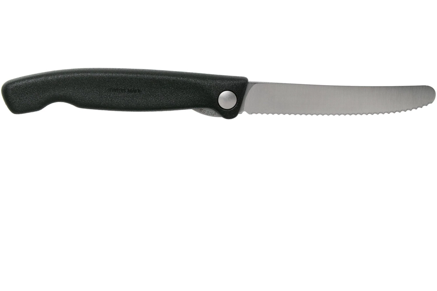 Victorinox SwissClassic Cuchillo Plegable Para Verduras Dentado Negro, 6.7833.FB 4 Victorinox SwissClassic Cuchillo Plegable Para Verduras Dentado Negro, 6.7833.FB - Imagen 2