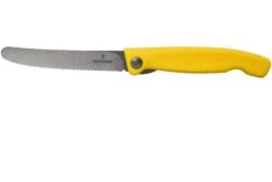 Victorinox SwissClassic Cuchillo Plegable Para Verduras Amarillo Dentado, 6.7836.F8B