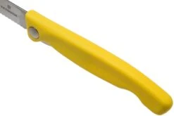 Victorinox SwissClassic Cuchillo Plegable Para Verduras Amarillo Dentado, 6.7836.F8B -Knives And Tools Comercio VT6 7836 F8B 06 victorinox