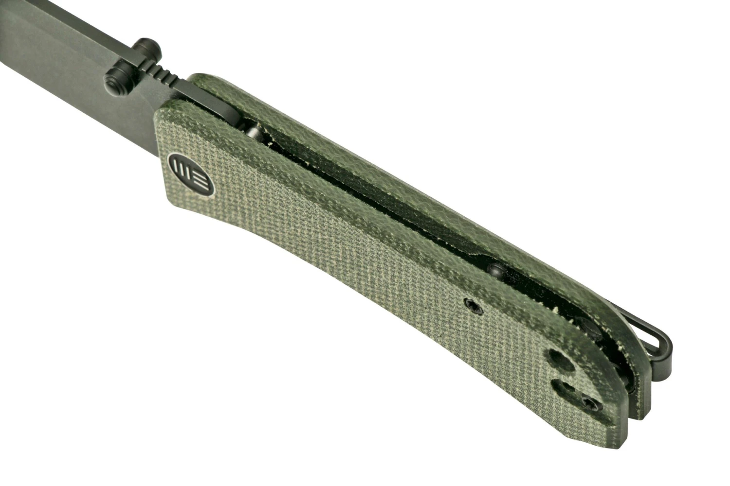 WE Knife Banter 2004J Dark Green Micarta, Black Navaja, Ben Petersen Design 9 WE Knife Banter 2004J Dark Green Micarta, Black Navaja, Ben Petersen Design - Imagen 7