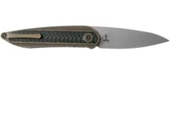 WE Knife Black Void Opus 2010A Bronze Carbon Fibre Navaja, Diseño Justin Lundquist -Knives And Tools Comercio WK2010A 02 we knife