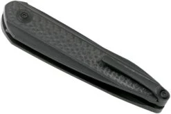 WE Knife Black Void Opus 2010V-1, V Grind, Twill Navaja Fibra De Carbono, Diseño Justin Lundquist -Knives And Tools Comercio WK2010V 1 04 we knife