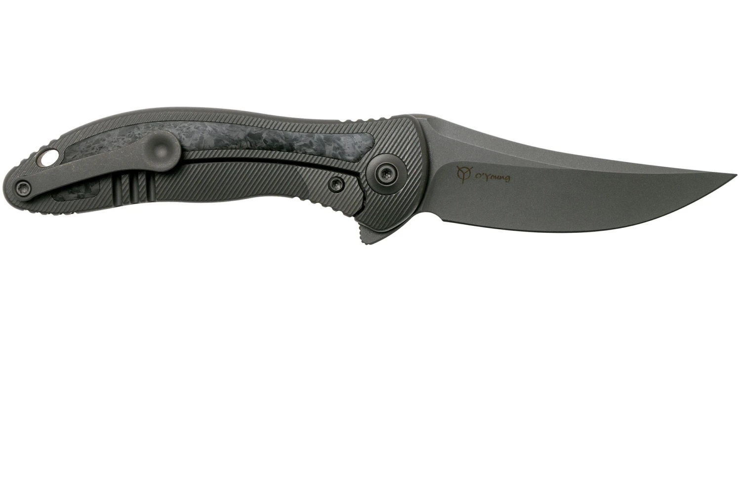 WE Knife Mini Synergy 2011DCF-A Shredded Carbon Fibre Navaja, Jim O'Young Design 4 WE Knife Mini Synergy 2011DCF-A Shredded Carbon Fibre Navaja, Jim O'Young Design - Imagen 2