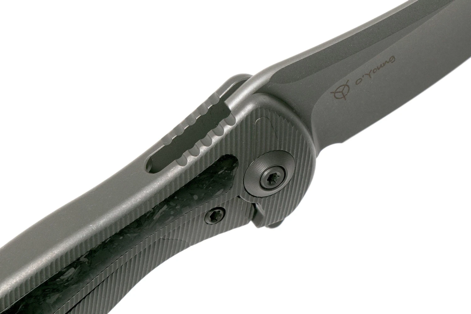 WE Knife Mini Synergy 2011DCF-A Shredded Carbon Fibre Navaja, Jim O'Young Design 8 WE Knife Mini Synergy 2011DCF-A Shredded Carbon Fibre Navaja, Jim O'Young Design - Imagen 6