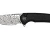 WE Knife Mini Malice WE054BL-DS1, Black Titanium, Damasteel Heimskringla Navaja -Knives And Tools Comercio WKWE054BL DS1 01 weknife