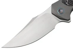 WE Knife Magnetron Gray Titanium White Aluminium Carbon Fiber, Hand Rubbed CPM 20CV WE18058-1 Navaja 11 WE Knife Magnetron Gray Titanium White Aluminium Carbon Fiber, Hand Rubbed CPM 20CV WE18058-1 Navaja -Knives And Tools Comercio WKWE18058 1 03 weknife