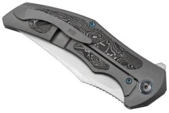 WE Knife Magnetron Gray Titanium White Aluminium Carbon Fiber, Hand Rubbed CPM 20CV WE18058-1 Navaja 15 WE Knife Magnetron Gray Titanium White Aluminium Carbon Fiber, Hand Rubbed CPM 20CV WE18058-1 Navaja -Knives And Tools Comercio WKWE18058 1 07 weknife