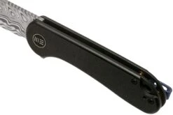 WE Knife Elementum WE18062X-DS1 Damasteel, Black Titanium Navaja -Knives And Tools Comercio WKWE18062X DS1 07 we knife