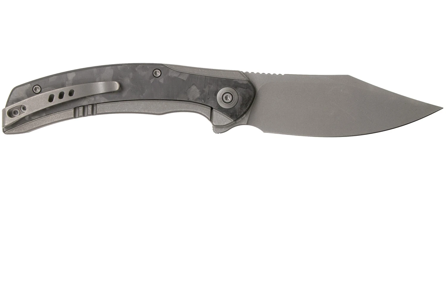 WE Knife Snick WE19022F-2 Stonewashed, Marble Carbon Fibre Navaja 4 WE Knife Snick WE19022F-2 Stonewashed, Marble Carbon Fibre Navaja - Imagen 2