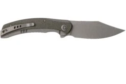 WE Knife Snick WE19022F-5 Stonewashed, Green Micarta Navaja -Knives And Tools Comercio WKWE19022F 5 02 we knife