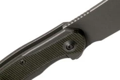 WE Knife Snick WE19022F-5 Stonewashed, Green Micarta Navaja -Knives And Tools Comercio WKWE19022F 5 06 we knife