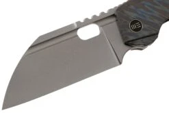 WE Knife Roxi 3 WE19072-3 Tiger Stripe Flamed Titanium Navaja, Diseño Todd Knife & Tool -Knives And Tools Comercio WKWE19072 3 03 we knife