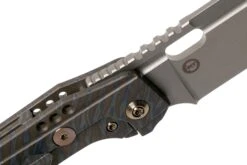 WE Knife Roxi 3 WE19072-3 Tiger Stripe Flamed Titanium Navaja, Diseño Todd Knife & Tool -Knives And Tools Comercio WKWE19072 3 06 we knife