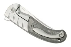 WE Knife Curvaceous WE20012-1 Grey Titanium, Marble Carbonfiber Navaja, Eric Ochs Design -Knives And Tools Comercio WKWE20012 1 04 we