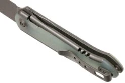 WE Knife Smooth Sentinel WE20043-2 Gray Titanium Natural G10 Navaja -Knives And Tools Comercio WKWE20043 2 05 we knife