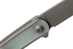 WE Knife Smooth Sentinel WE20043-2 Gray Titanium Natural G10 Navaja -Knives And Tools Comercio WKWE20043 2 06 we knife