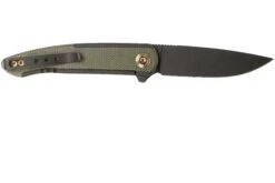 WE Knife Smooth Sentinel WE20043-4 Black Titanium Green Micarta Navaja -Knives And Tools Comercio WKWE20043 4 02 we knife