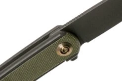 WE Knife Smooth Sentinel WE20043-4 Black Titanium Green Micarta Navaja -Knives And Tools Comercio WKWE20043 4 06 we knife