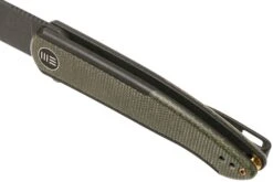 WE Knife Smooth Sentinel WE20043-4 Black Titanium Green Micarta Navaja -Knives And Tools Comercio WKWE20043 4 07 we knife