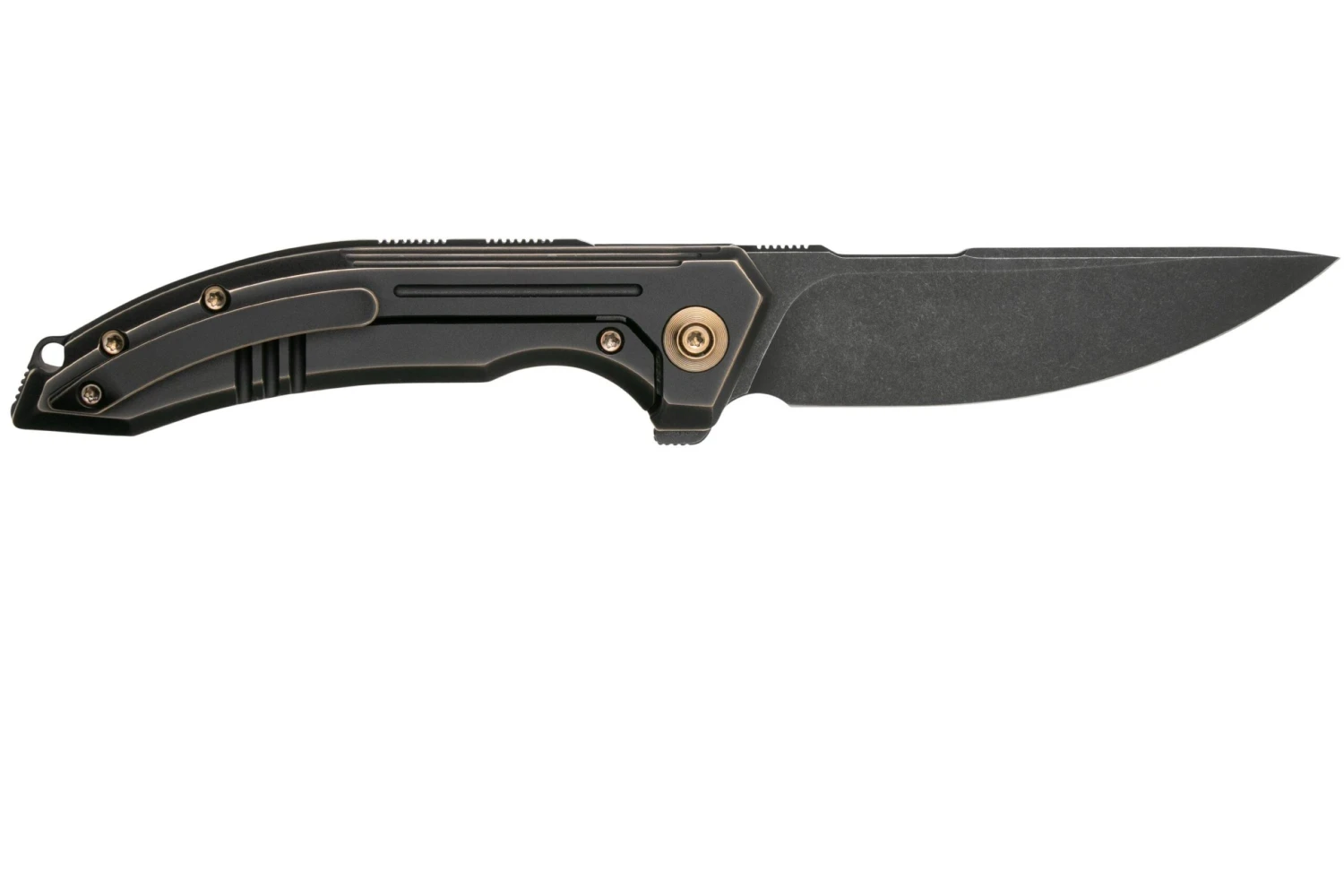 WE Knife Quixotic WE21016-2 Bronze Black Titanium Navaja 4 WE Knife Quixotic WE21016-2 Bronze Black Titanium Navaja - Imagen 2