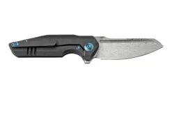 WE Knife Starhawk 21017-DS1 Damasteel Black Titanium, Navaja -Knives And Tools Comercio WKWE21017 DS1 02 we