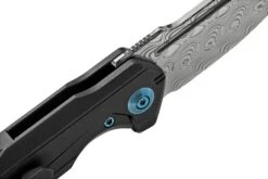 WE Knife Starhawk 21017-DS1 Damasteel Black Titanium, Navaja -Knives And Tools Comercio WKWE21017 DS1 05 we