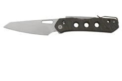 WE Knife Vision R Tiger WE21031-6, Stripe Flamed Titanium Navaja, Snecx Design