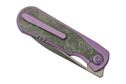 WE Knife Baloo WE21033-3 Purple Titanium/Grey Carbonfiber, Navaja -Knives And Tools Comercio WKWE21033 3 06 we