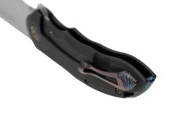 WE Knife Makani WE21048B-1, Black Titanium, Copper Foil Carbonfiber Inlay, CPM 20CV Navaja -Knives And Tools Comercio WKWE21048B 1 04 weknife