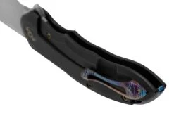 WE Knife Makani WE21048B-3, Black Titanium, Flamed Titanium Inlay, CPM 20CV Navaja -Knives And Tools Comercio WKWE21048B 3 04 weknife