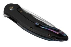 WE Knife Makani WE21048B-3, Black Titanium, Flamed Titanium Inlay, CPM 20CV Navaja -Knives And Tools Comercio WKWE21048B 3 07 weknife