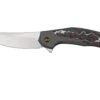 WE Knife Merata, WE22008B-2 Limited Edition, Nebula Fatcarbon, Grey Titanium CPM 20CV Navaja