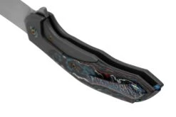 WE Knife Merata, WE22008B-2 Limited Edition, Nebula Fatcarbon, Grey Titanium CPM 20CV Navaja -Knives And Tools Comercio WKWE22008B 2 04 weknife