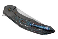 WE Knife Merata, WE22008B-2 Limited Edition, Nebula Fatcarbon, Grey Titanium CPM 20CV Navaja -Knives And Tools Comercio WKWE22008B 2 07 weknife
