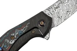 WE Knife Merata, WE22008B-DS1 Limited Edition, Gray Titanium, Heimskringla Damasteel Navaja -Knives And Tools Comercio WKWE22008B DS1 05 weknife