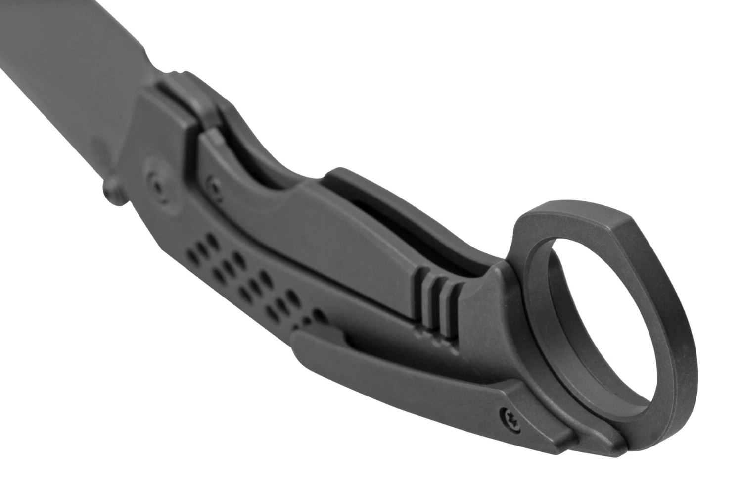 WE Knife Envisage WE22013-1 Gray Titanium, Stonewashed Navaja, Diseño De Tuff Knives 6 WE Knife Envisage WE22013-1 Gray Titanium, Stonewashed Navaja, Diseño De Tuff Knives - Imagen 4