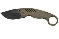 WE Knife Envisage WE22013-3 Bronze Titanium, Black Stonewashed Navaja, Diseño De Tuff Knives
