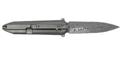 WE Knife Diatomic WE22032-DS1 Gray Bead Blast Titanium, Hakkapella Damasteel Single Edge Navaja 9 WE Knife Diatomic WE22032-DS1 Gray Bead Blast Titanium, Hakkapella Damasteel Single Edge Navaja -Knives And Tools Comercio WKWE22032 DS1 02 weknife