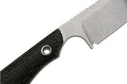 White River Knives M1 Black Burlap Micarta Cuchillo Fijo, Kydex Sheath -Knives And Tools Comercio WRCPR BBL 05 whiteriver