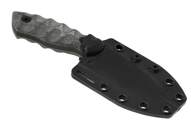 White River Knives GTI 3, Black CPM S35VN, Black Olive Micarta, Cuchillo Fijo, Justin Gingrich Design 8 White River Knives GTI 3, Black CPM S35VN, Black Olive Micarta, Cuchillo Fijo, Justin Gingrich Design - Imagen 6